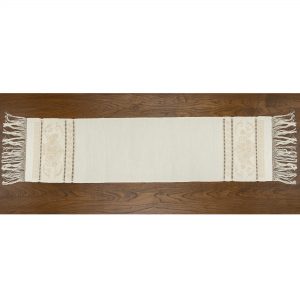 Table Runner with Chenille Welting